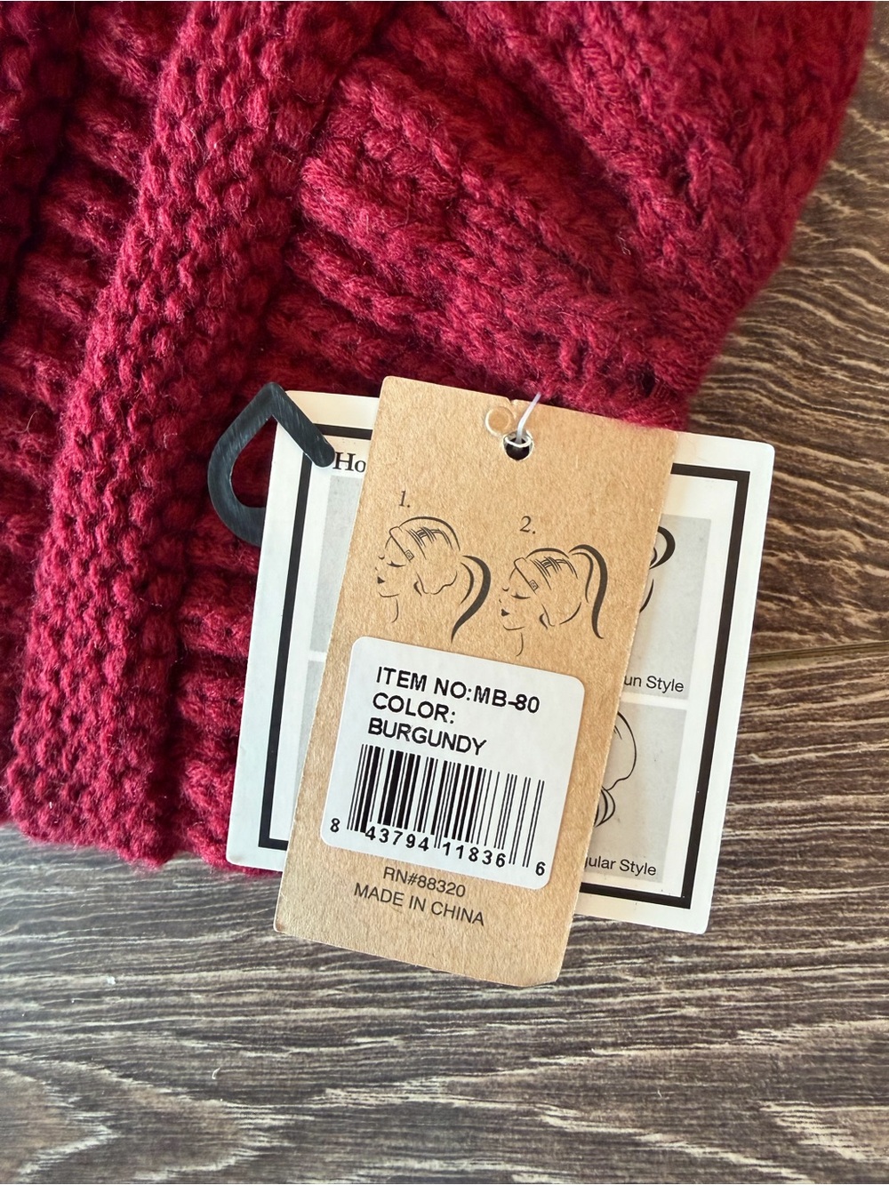 C.C Leopard Print Beanie - Picture 7 of 8